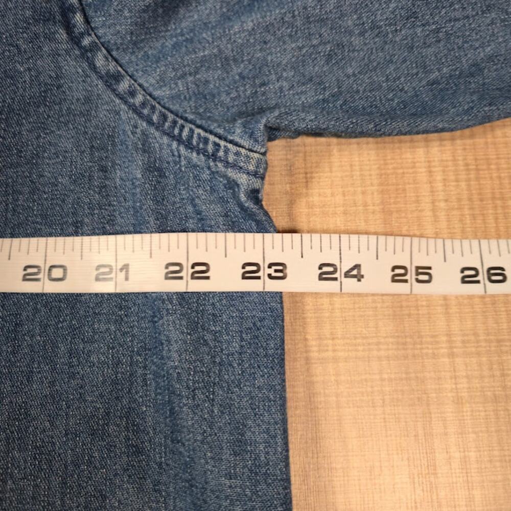 Orvis Vintage Women's Denim Jacket Size 14 Blue Pockets Casual Preppy - Picture 6 of 9